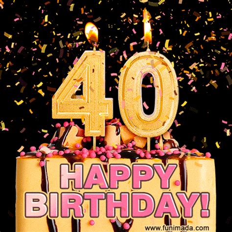 happy 40th birthday gif|funny happy 40th birthday gif.